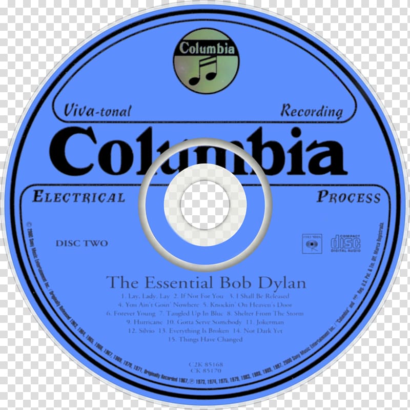 Compact disc Time Out of Mind The Essential Bob Dylan Bob Dylan's Greatest Hits Volume 3 Knocked Out Loaded, bob dylan transparent background PNG clipart