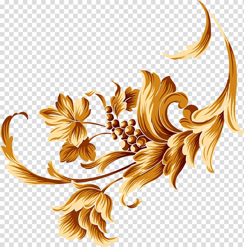 Computer Icons , gold flower transparent background PNG clipart