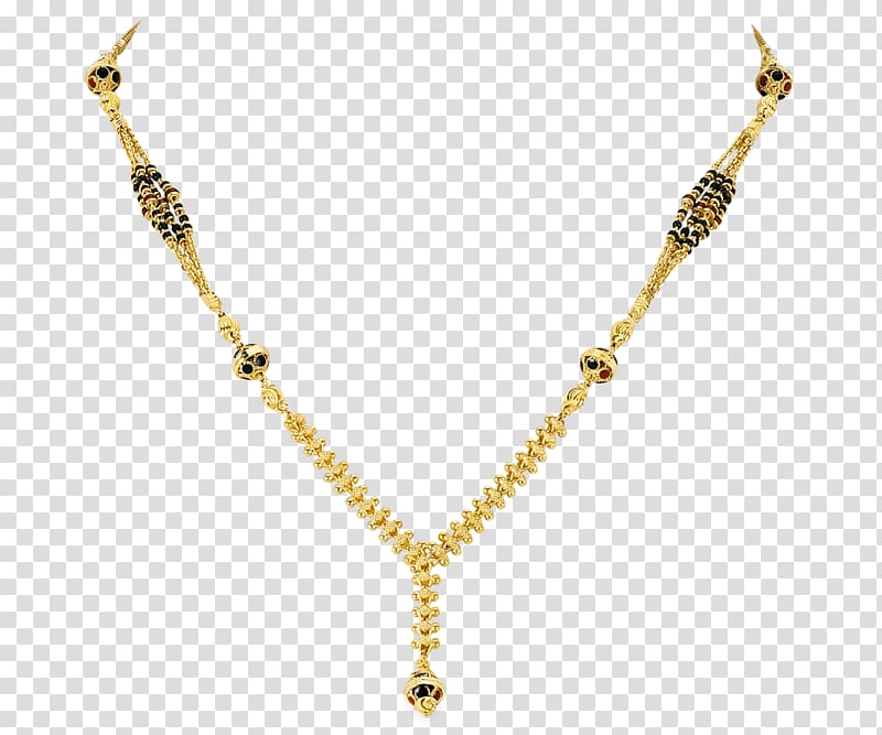 Necklace Mangala sutra Gold Orra Jewellery, necklace transparent background PNG clipart