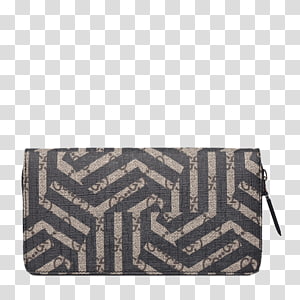 Chanel Wallet Gucci Leather Zipper, Grid pattern wallet transparent  background PNG clipart