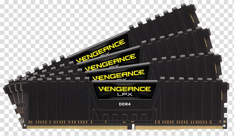 Corsair Vengeance LPX DDR4 DDR4 SDRAM Corsair Components Computer memory, ram transparent background PNG clipart