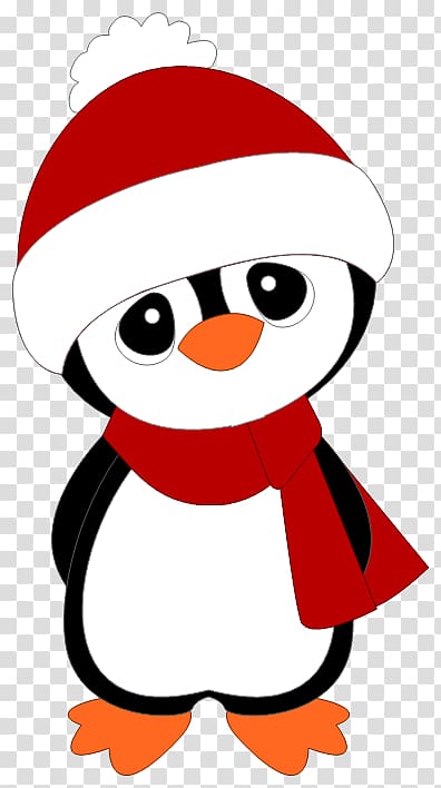 Penguin Drawing Christmas , penguin christmas transparent background PNG clipart