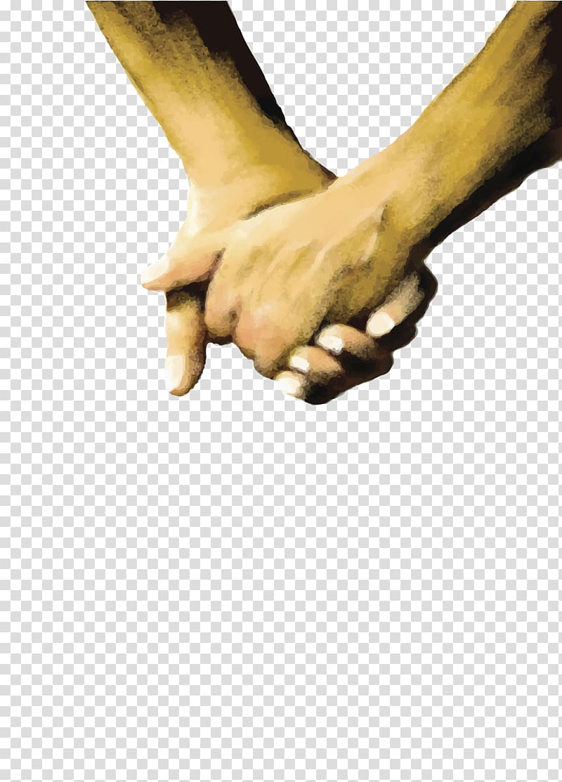 Trust Thumb Cooperation, Painting wind deserves trust and work hand in hand transparent background PNG clipart