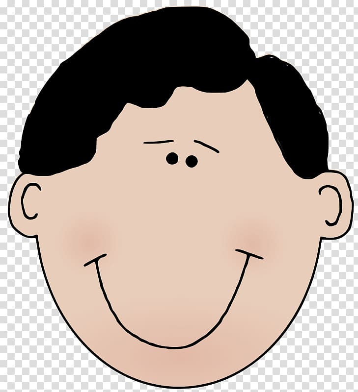 clipart dad with black hair