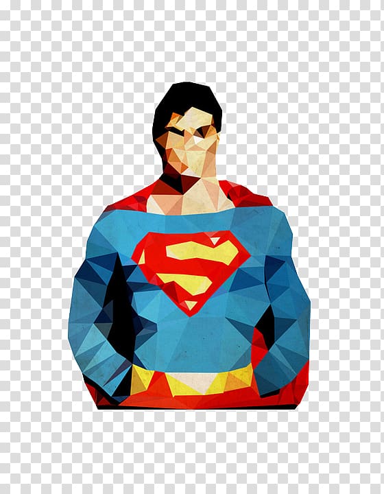 Iron Man Hulk Captain America Polygon Hero, Diamond stitching superman transparent background PNG clipart