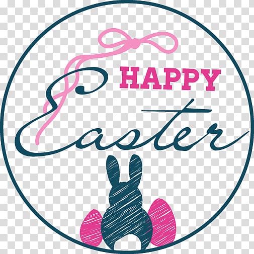 Easter Bunny Window Sticker, Fresh Easter tag material transparent background PNG clipart