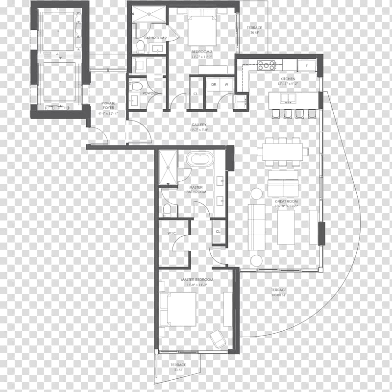 Floor plan Miami House Apartment, real estate floor plan transparent background PNG clipart