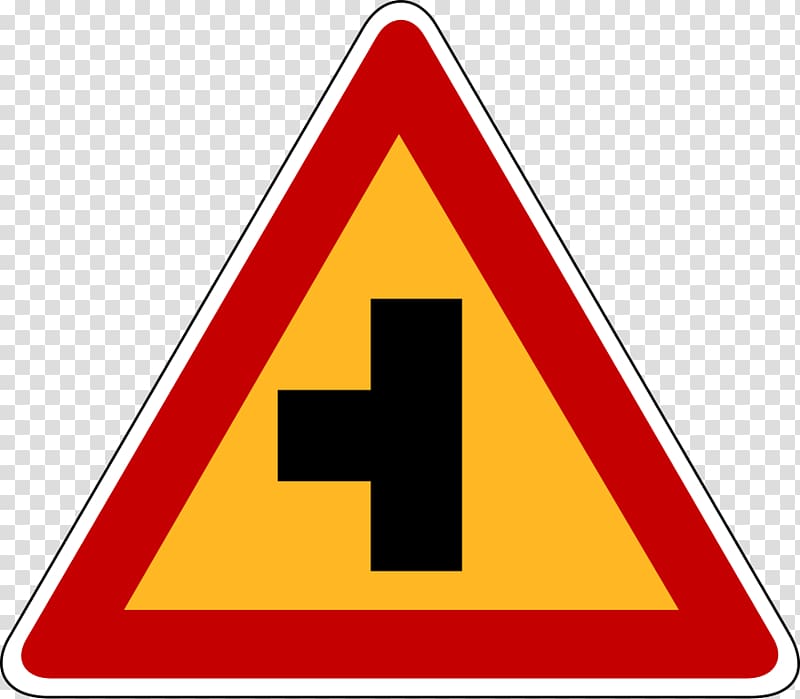 Traffic sign Side road Road traffic safety, road transparent background PNG clipart