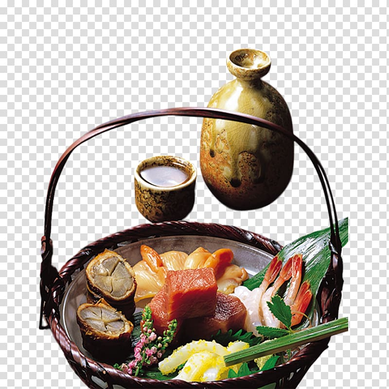 Sushi Japanese Cuisine Sake Sashimi Tsukemono, Japanese transparent background PNG clipart