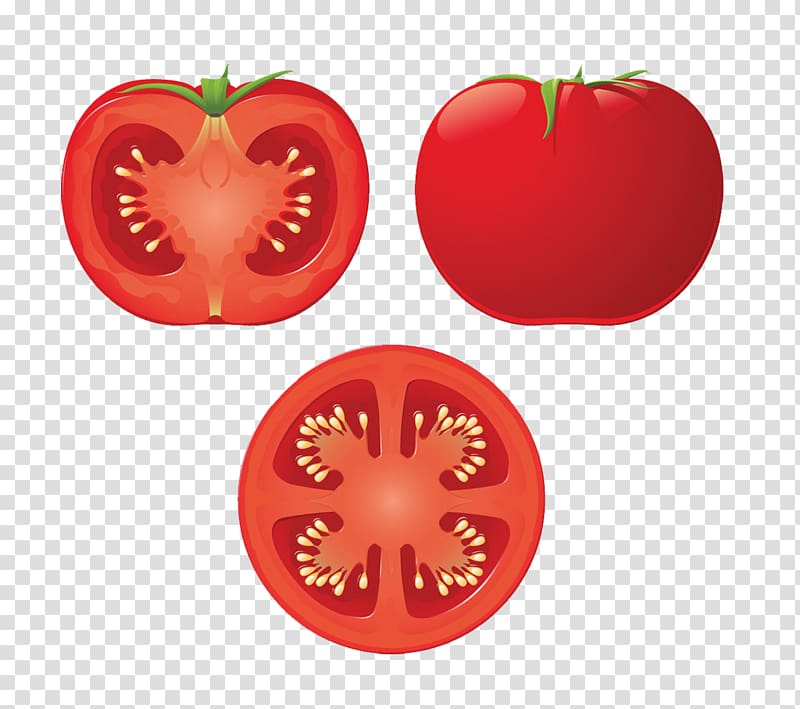 Tomato soup , Three tomatoes transparent background PNG clipart