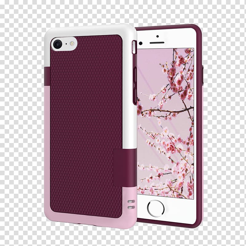 iPhone 7 Plus iPhone 5 Feature phone Apple, Cherry color mobile phone shell iPhone7 transparent background PNG clipart