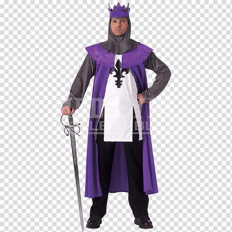 Middle Ages Renaissance Robe Costume Clothing, Knight transparent background PNG clipart