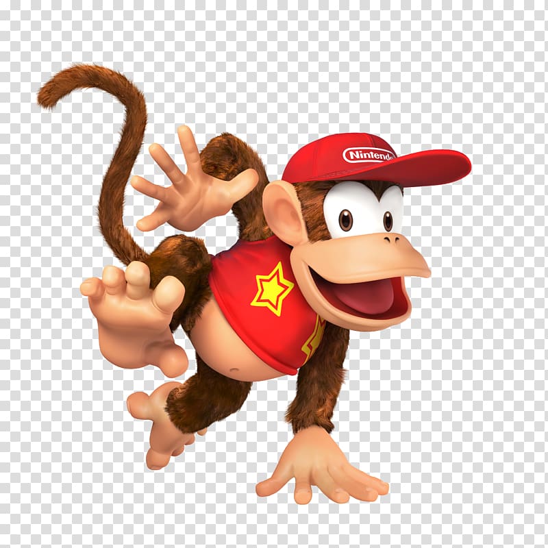 Donkey Kong Country 2: Diddy\'s Kong Quest Super Smash Bros. for Nintendo 3DS and Wii U Donkey Kong Country: Tropical Freeze Link, monkey transparent background PNG clipart