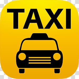 Taxi logos transparent background PNG clipart