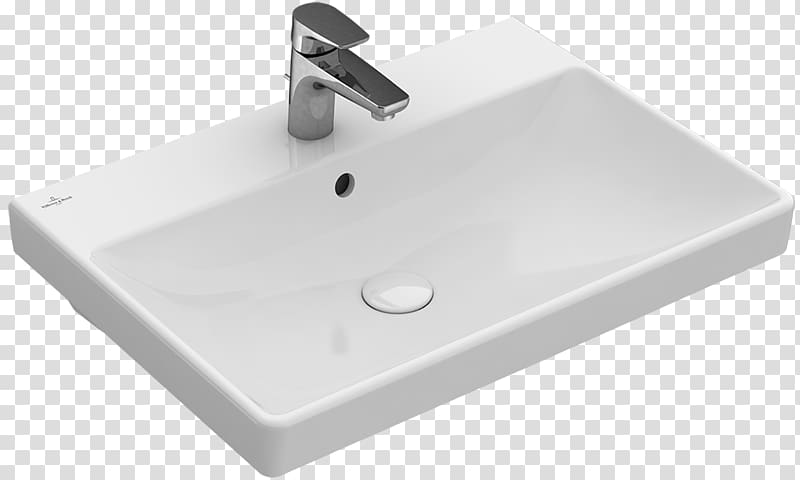 Sink Villeroy & Boch Bathroom Ceramic Drain, sink transparent background PNG clipart