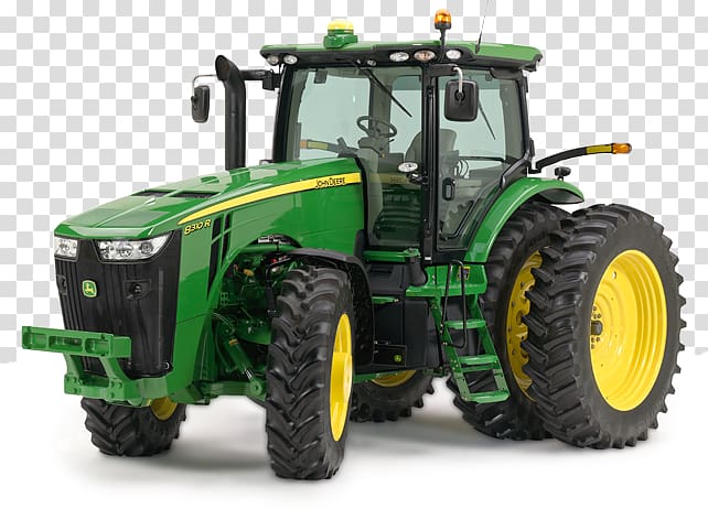 John Deere Tractor Agriculture Agricultural machinery Heavy Machinery, tractor transparent background PNG clipart