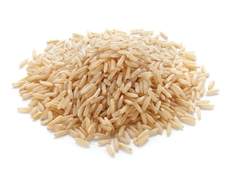 Brown rice Cereal Whole grain Basmati, rice transparent background PNG clipart