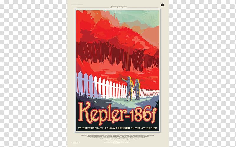 Kepler-186f Kepler Spacecraft NASA Poster Kepler-16b, travel posters transparent background PNG clipart