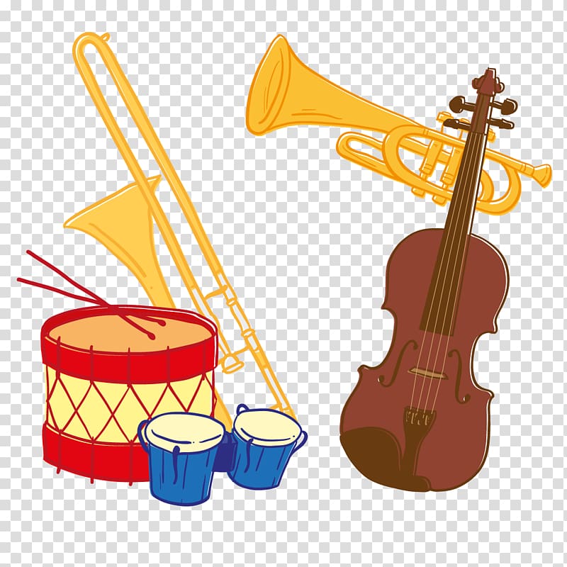 Musical instrument Percussion Violin, violin transparent background PNG clipart