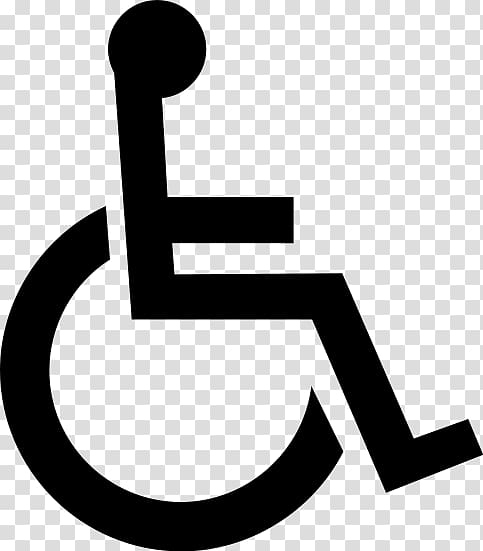 Disability Wheelchair Disabled parking permit Symbol , discrimination transparent background PNG clipart
