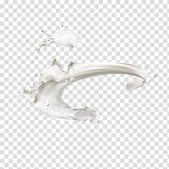 white cream illustration, Milk l, transparent background PNG clipart