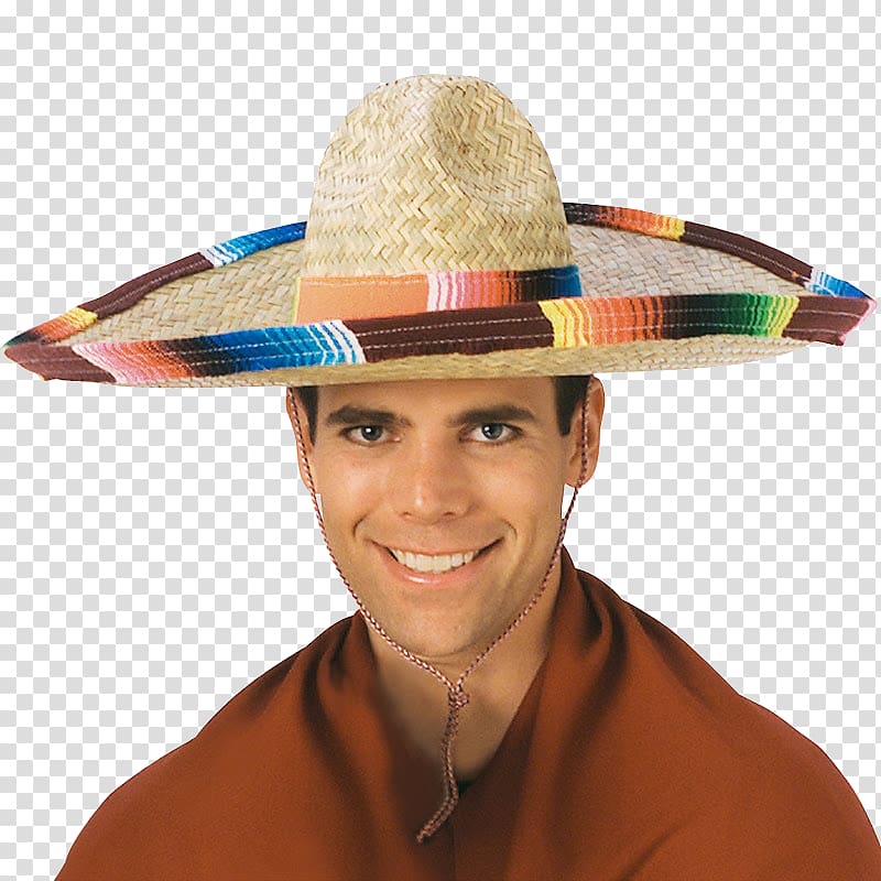 Sombrero Hat Serape Costume Clothing, Hat transparent background PNG clipart
