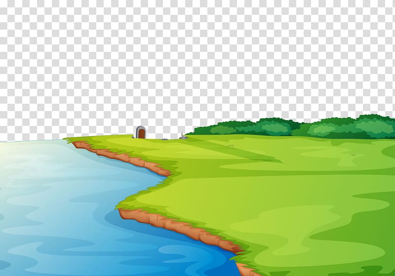 the water on the shore by cartoons transparent background PNG clipart