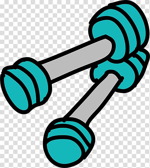 Dumbbell Cartoon , Hand-painted dumbbell transparent background PNG clipart