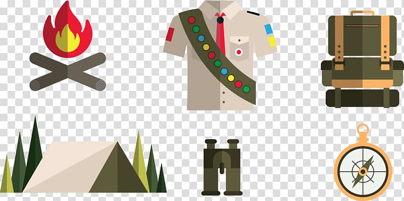 Scouting Tent Illustration, illustration military equipment transparent background PNG clipart