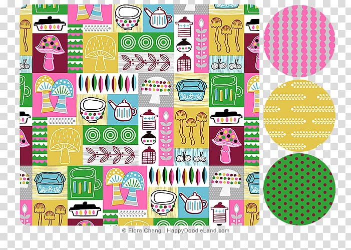 Graphic design Material Pattern, kitchenware pattern transparent background PNG clipart