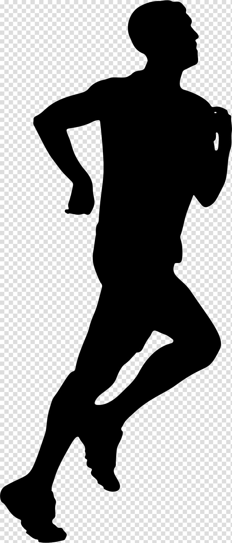 Jogging Silhouette Running , man silhouette transparent background PNG clipart