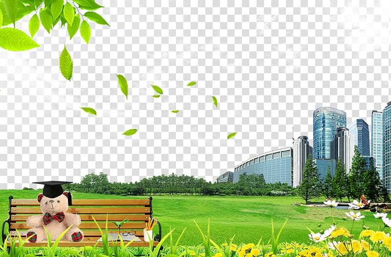 Green Environmental protection Fundal, city ​​environment transparent background PNG clipart