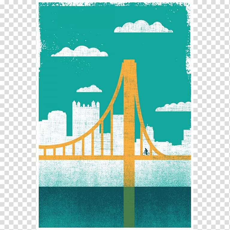 Pittsburgh Screen printing Bridge Printmaking, bridge transparent background PNG clipart