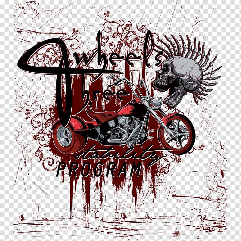 Wheel Free Stability Program logo, T-shirt Drag racing , Motorcycle graffiti patterns transparent background PNG clipart