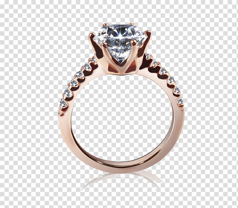 Wedding ring Diamond Cartier Jewellery, 24k gold ring transparent background PNG clipart