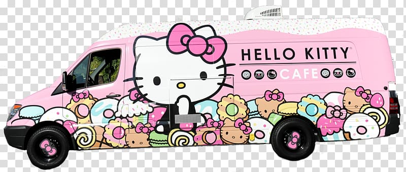 Car Motor vehicle Hello Kitty Automotive design, hello kitty transparent background PNG clipart
