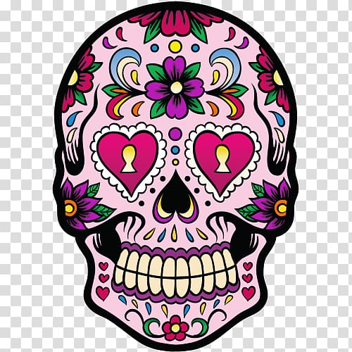 La Calavera Catrina Sticker Day of the Dead Decal, Papier peint transparent background PNG clipart