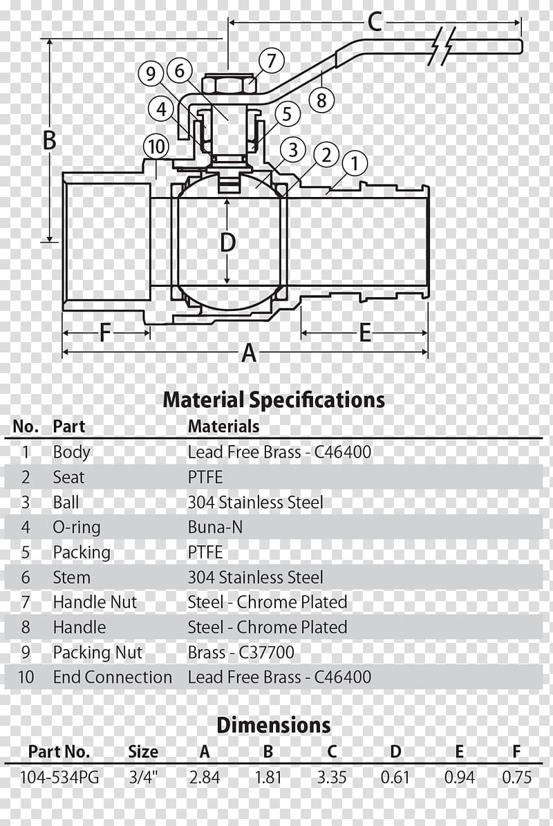 Paper Drawing Ball valve, Brass transparent background PNG clipart