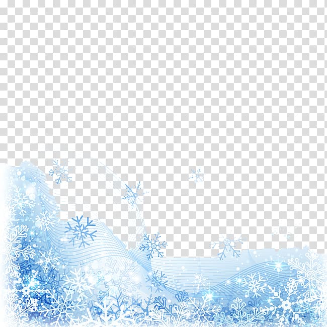 white and blue snowflakes illustration, Snowflake Christmas Flower Pattern, snow,flower transparent background PNG clipart