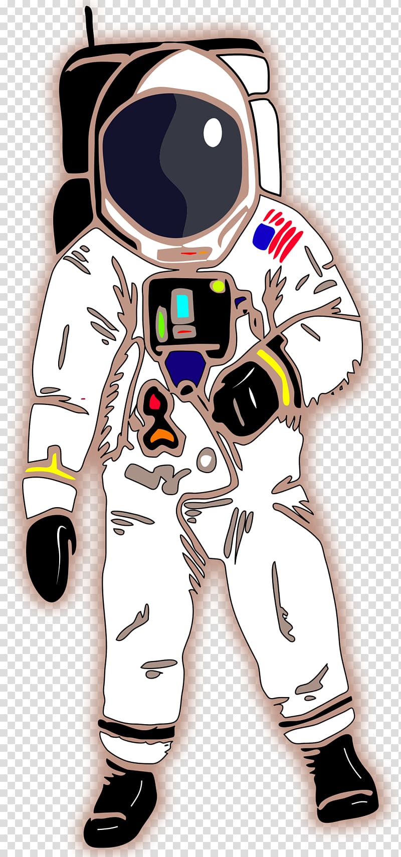 Astronaut Space suit Outer space Sticker, astronaut transparent background PNG clipart