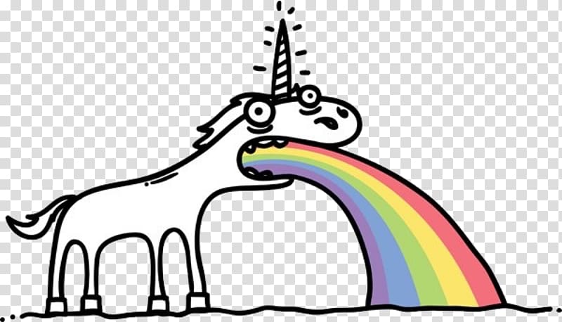 Vomiting Unicorn Rainbow Nausea Disease, unicorn transparent background PNG clipart