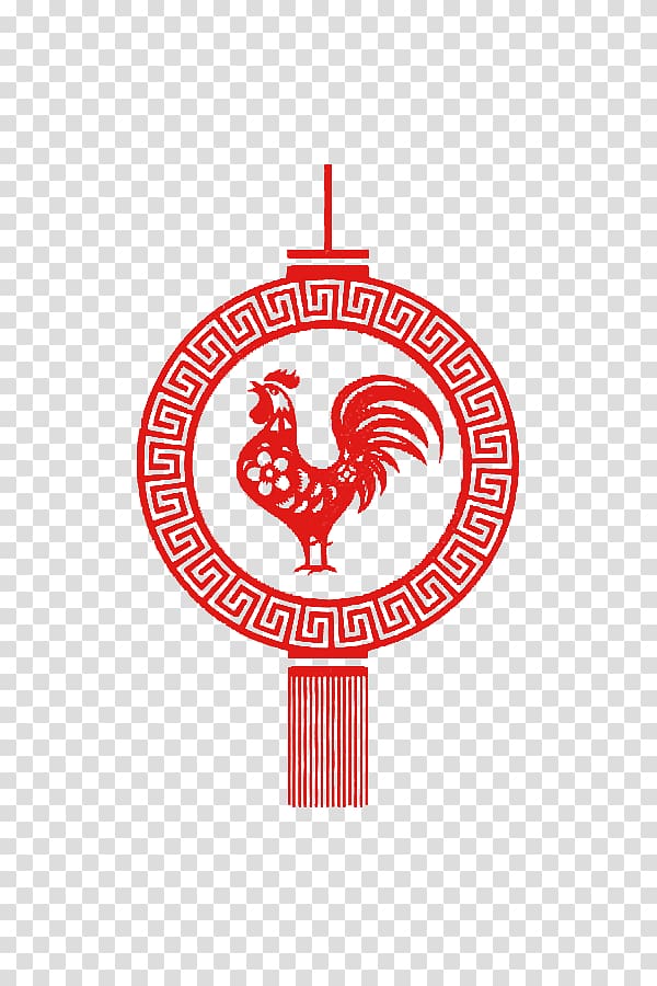 Chicken Chinese zodiac Chinesischer Knoten , Chicken pattern Chinese knot transparent background PNG clipart