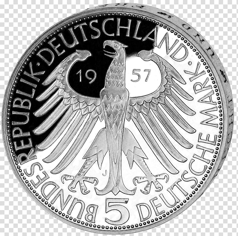 Coin Silver Deutsche Mark Deutsche Münzen Emporium-Merkator Münzhandelsgesellschaft mbH, Coin transparent background PNG clipart