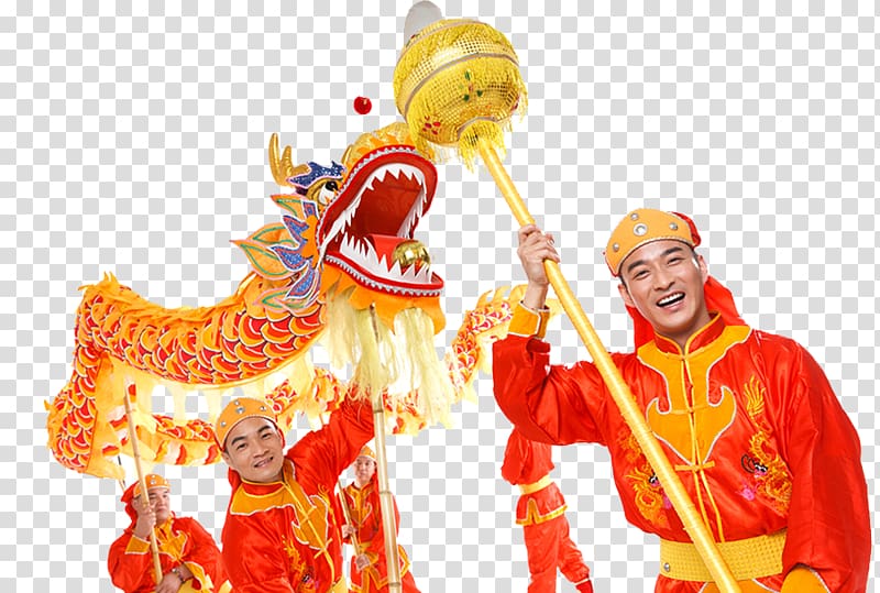 Chinese New Year Dragon dance Tradition Chinese dragon, Chinese New Year dragon transparent background PNG clipart