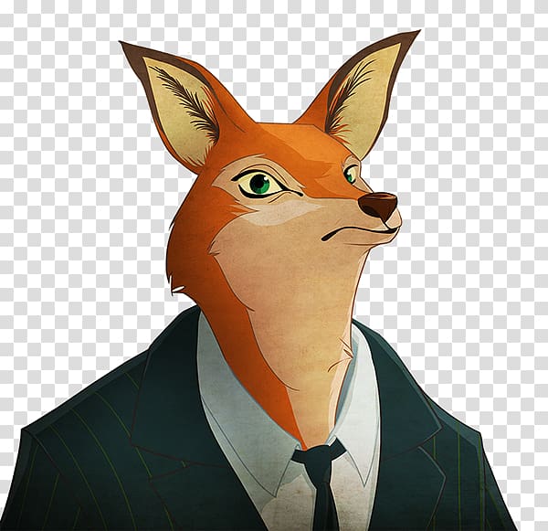 Red fox Cartoon Fox News, Illmatic transparent background PNG clipart