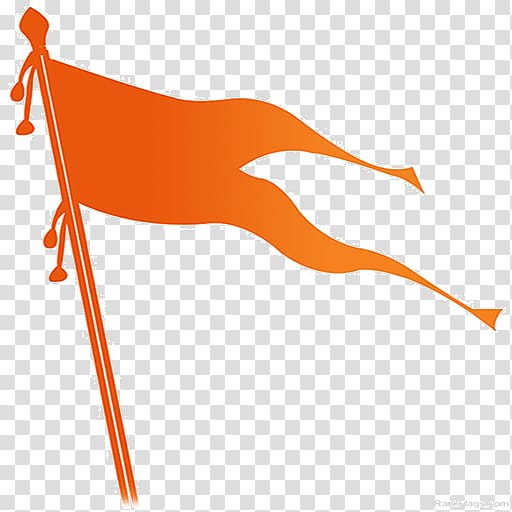 orange flag illustration, Rashtriya Swayamsevak Sangh India Chess Bhagwa Jhanda Muslim Rashtriya Manch, India transparent background PNG clipart