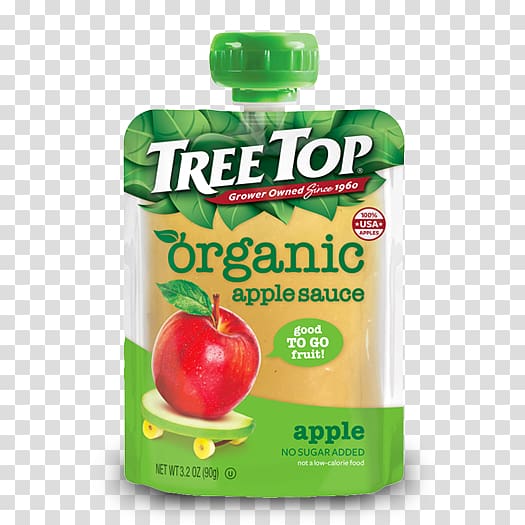 Apple sauce Vegetarian cuisine Tree Top Mott\'s, Apple Sauce transparent background PNG clipart