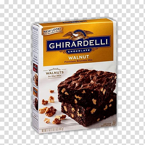 Chocolate brownie Fudge Ghirardelli Chocolate Company Caramel, chocolate transparent background PNG clipart