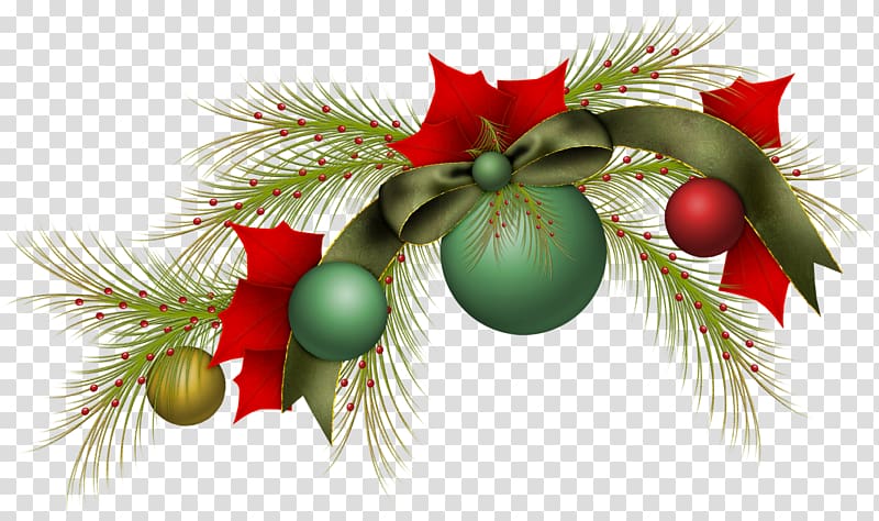 Christmas tree Fir Branch Bombka, bookworm transparent background PNG clipart