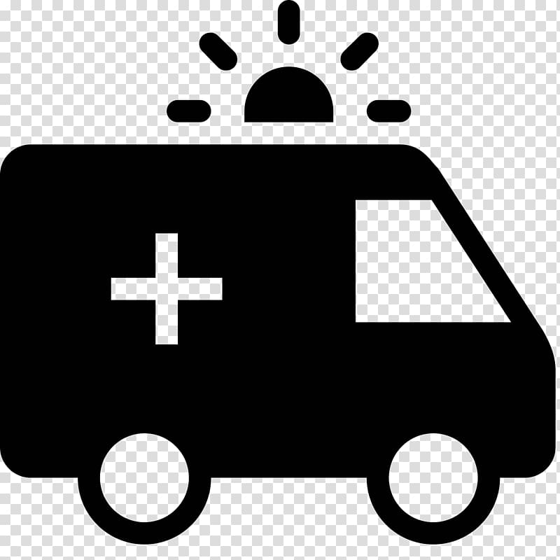 Ambulance Silhouette Computer Icons, ambulance transparent background PNG clipart